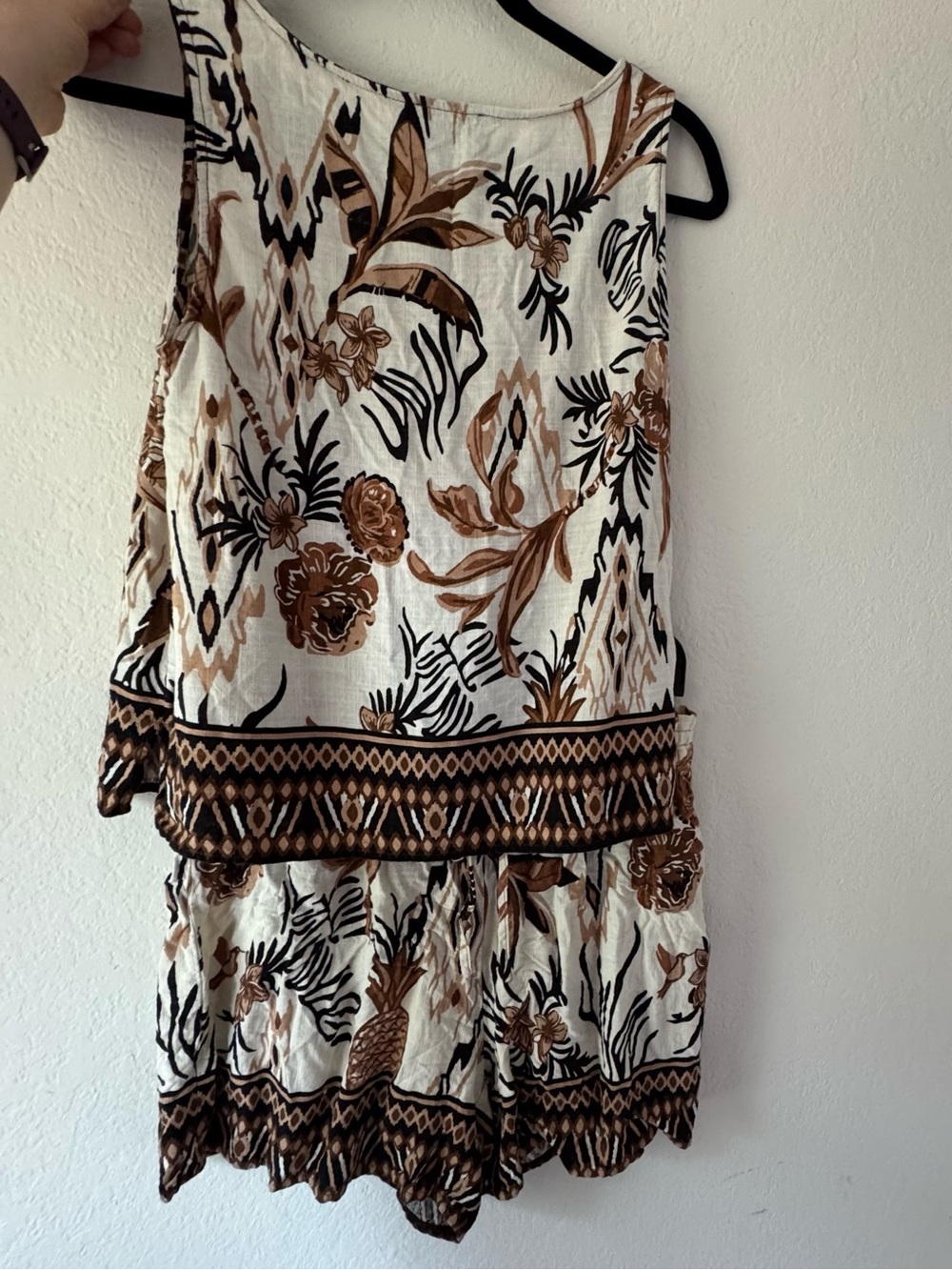 CeCe Tropical Tank and Shorts Set Size M